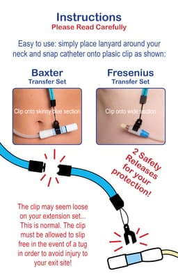 Dialysis Shower Clip For Catheter 3d model