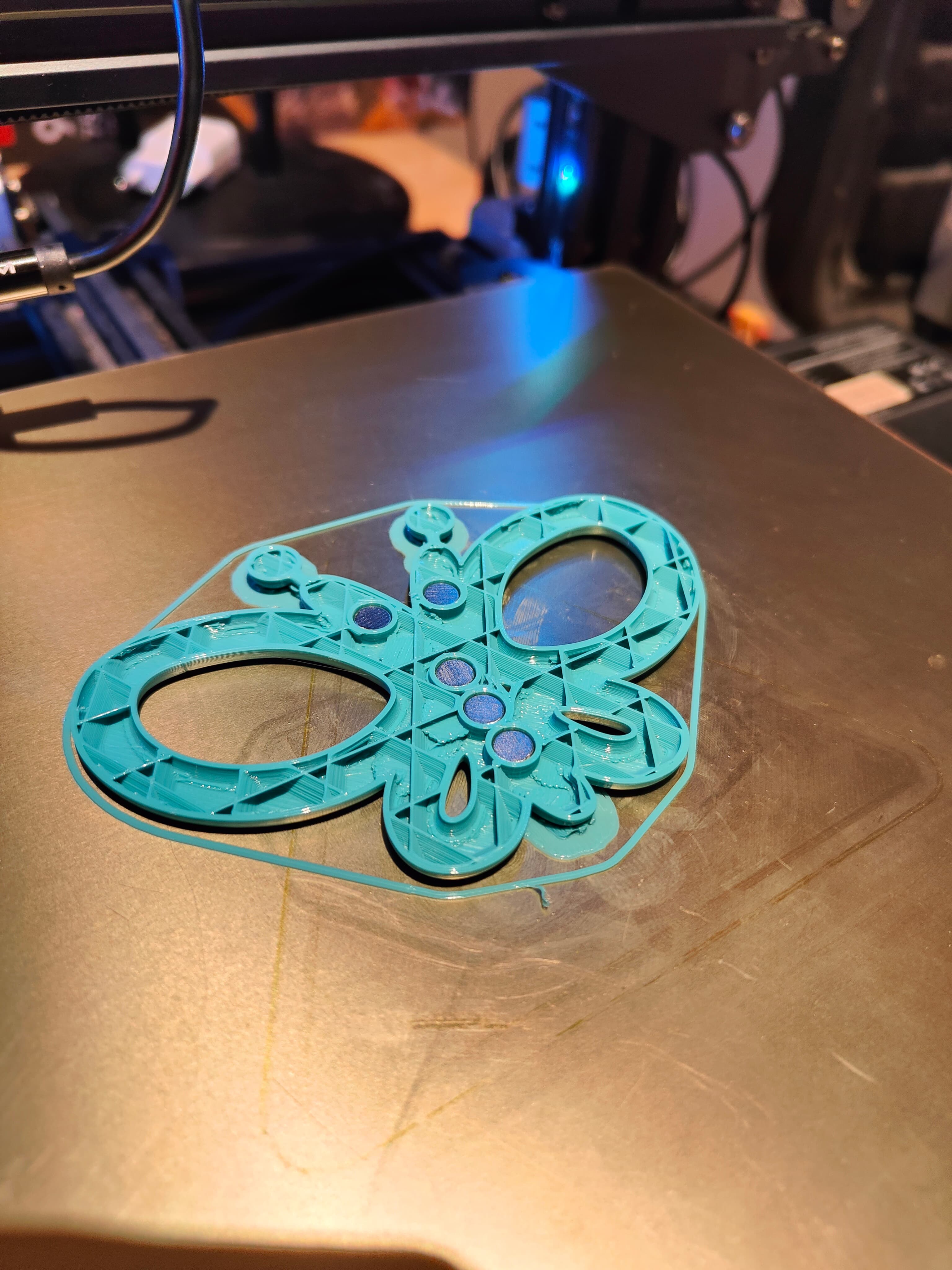 Balloon Butterfly Magnet 3d model