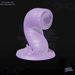 Death Worm - Dungeons and Dragons 3D Model 3d model
