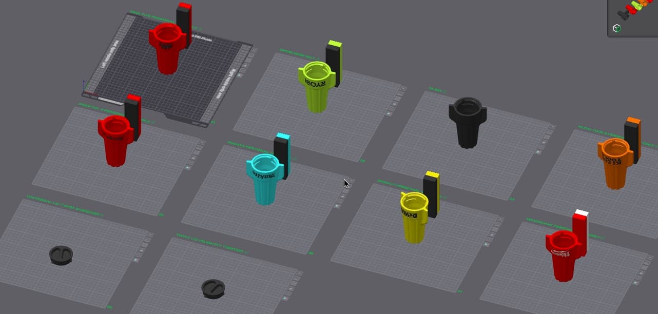 WIRE NUT CONTAINER PREMIUM SET 3d model