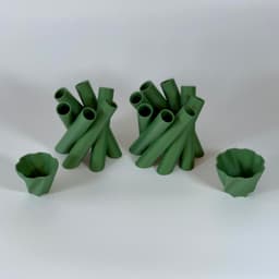 Pen Holder Cup Desk Organizer Office Decoration in 2 Sizes 3d model