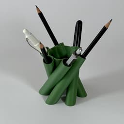 Pen Holder Cup Desk Organizer Office Decoration in 2 Sizes 3d model