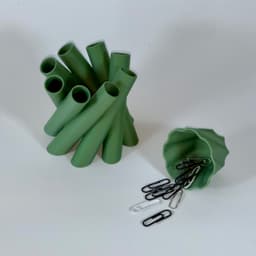 Pen Holder Cup Desk Organizer Office Decoration in 2 Sizes 3d model