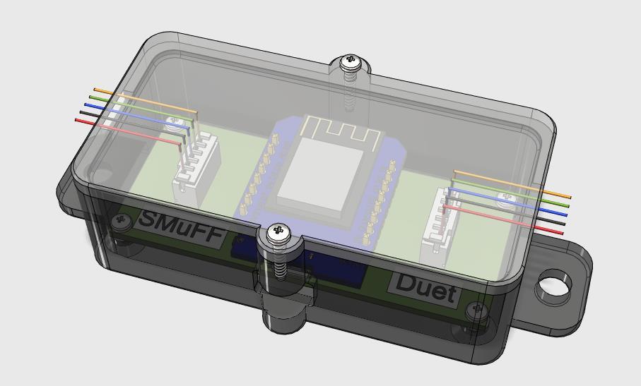 SMuFF-Ifc2 Housing for ESP8266 (WEMOS D1) 3d model
