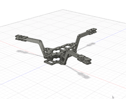 "Reliant" frame - modern lightweight Y6 frame for long range and fun (v2!) 3d model