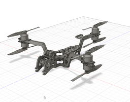 "Reliant" frame - modern lightweight Y6 frame for long range and fun (v2!) 3d model
