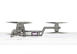 "Reliant" frame - modern lightweight Y6 frame for long range and fun (v2!) 3d model