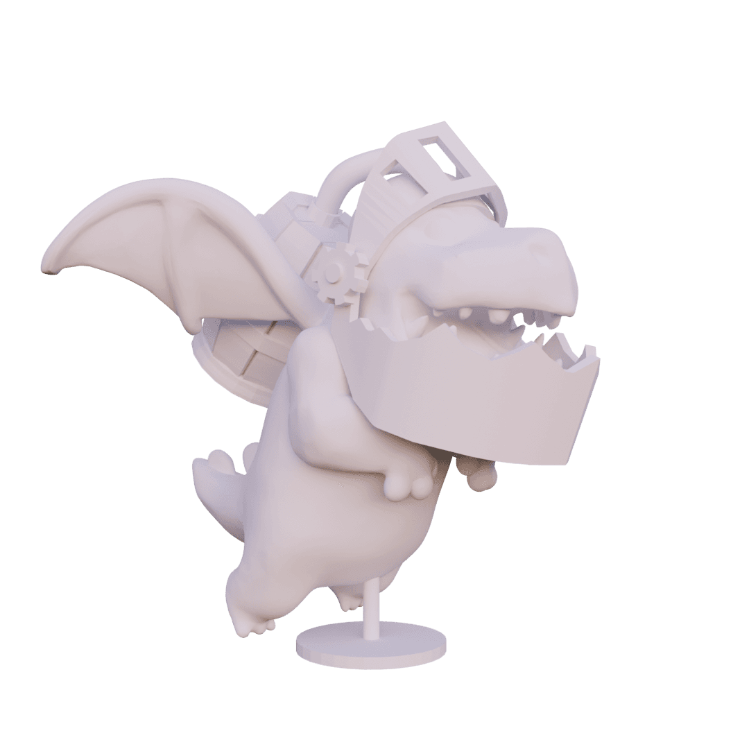 Inferno Dragon 3d model