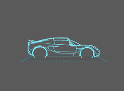 Lotus - Exige Wall Art 3d model