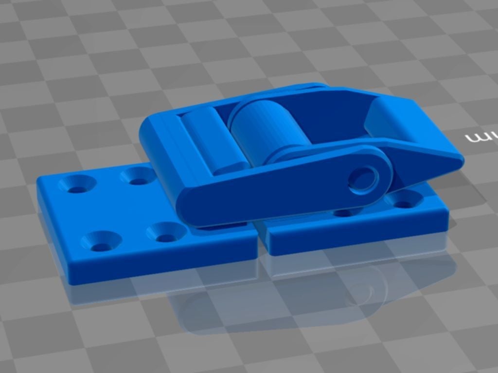 Latch+toggle+lock+samesize+BIG 3d model