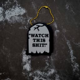 Watch This Sh*t Gravestone Keychain 3d model