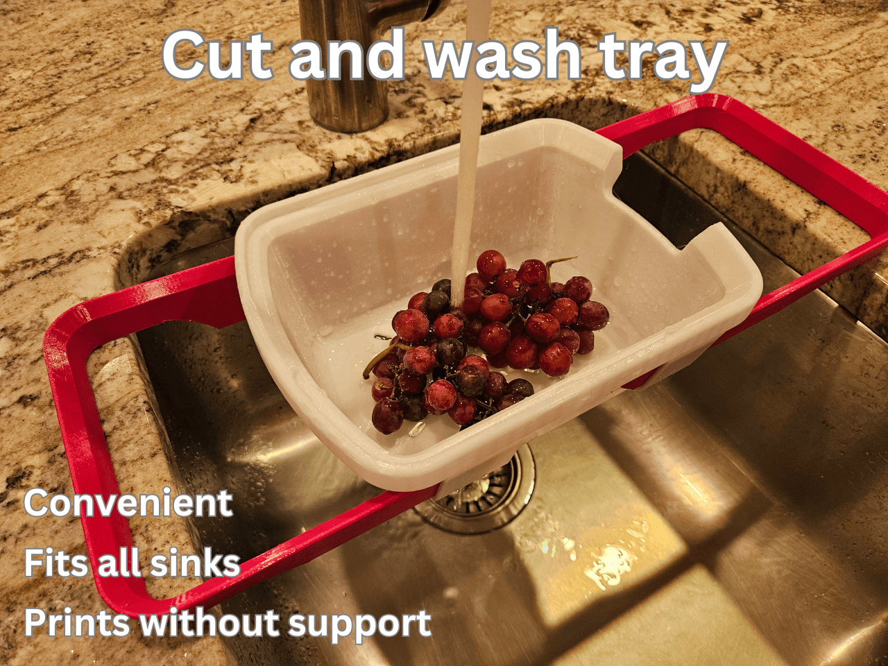 WASH AND CUT TRAY 3d model