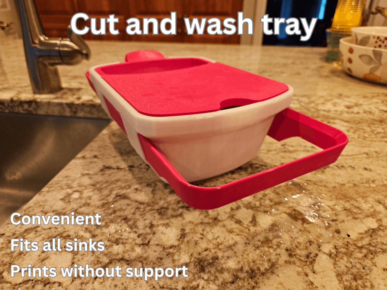 WASH AND CUT TRAY 3d model