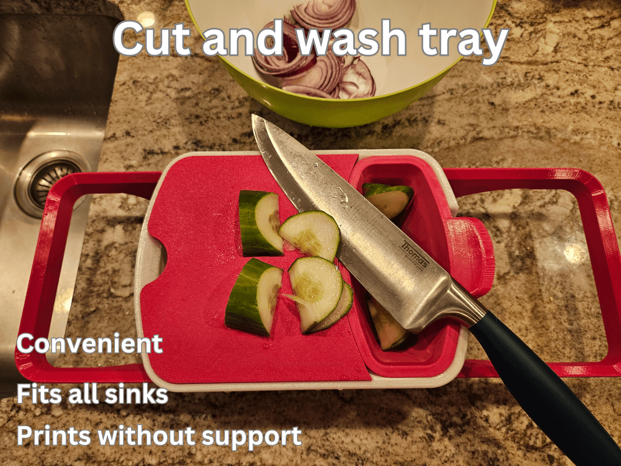 WASH AND CUT TRAY 3d model