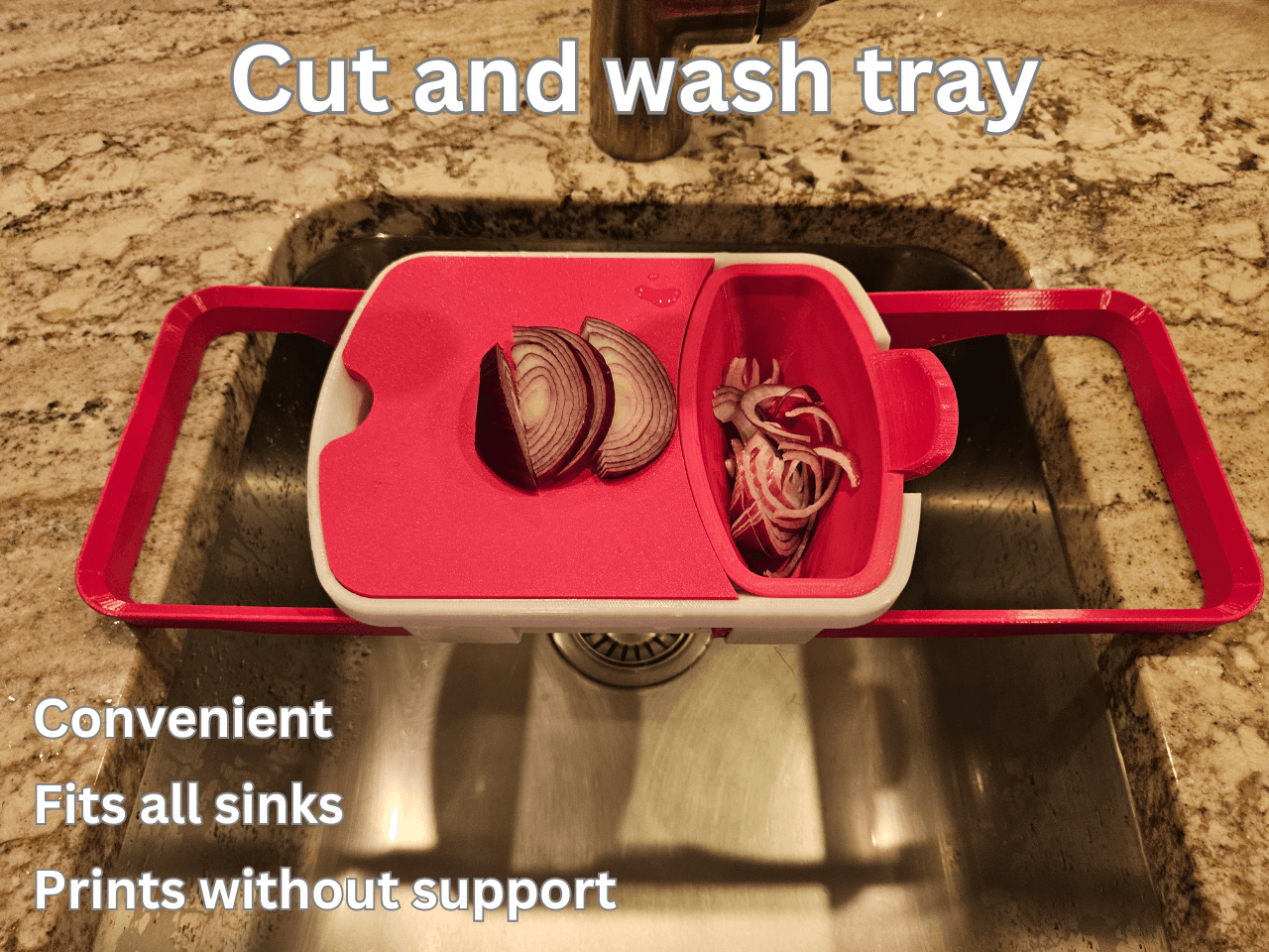 WASH AND CUT TRAY 3d model