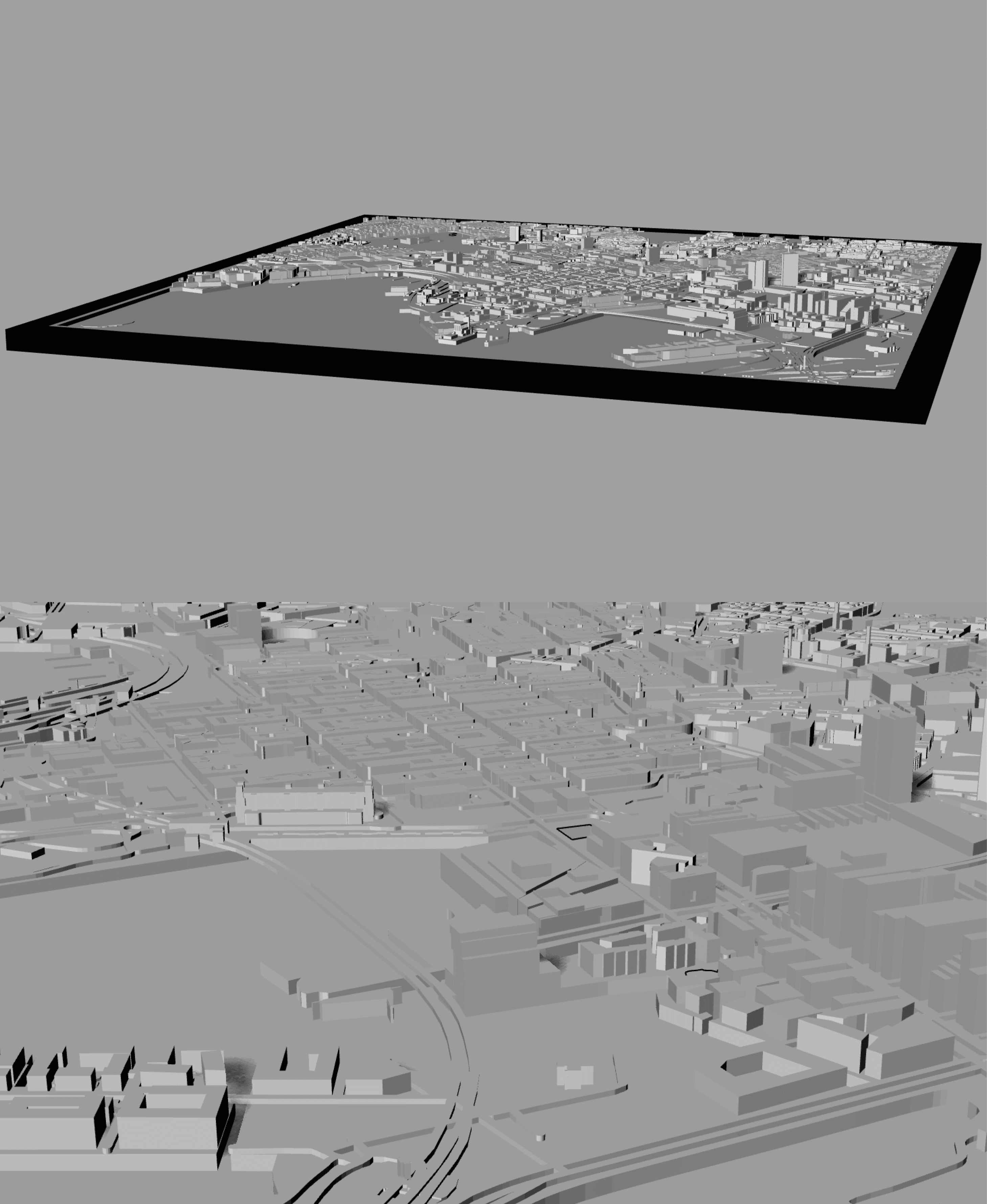 OSLO, Skyline 3d map 3d model