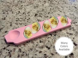 6-Slot Deviled Quail Egg Serving Tray 3d model