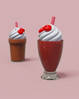 Cheerwine Float Fidget Clickers Keychain 3d model