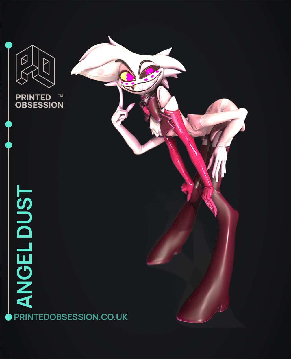 Angel Dust - Hazbin Hotel - Fan Art 3d model