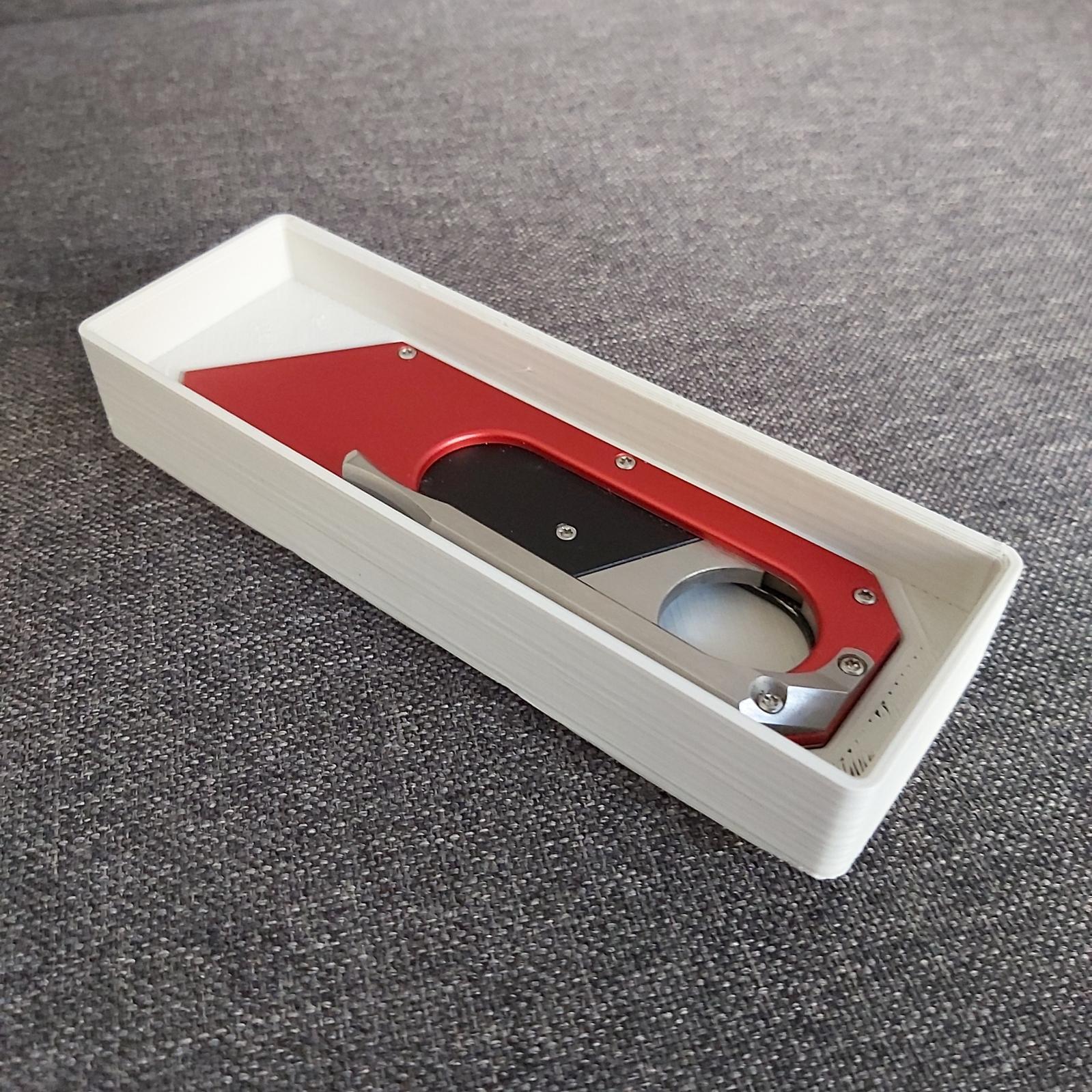 Gridfinity 3x1x3 maker knife box 3d model