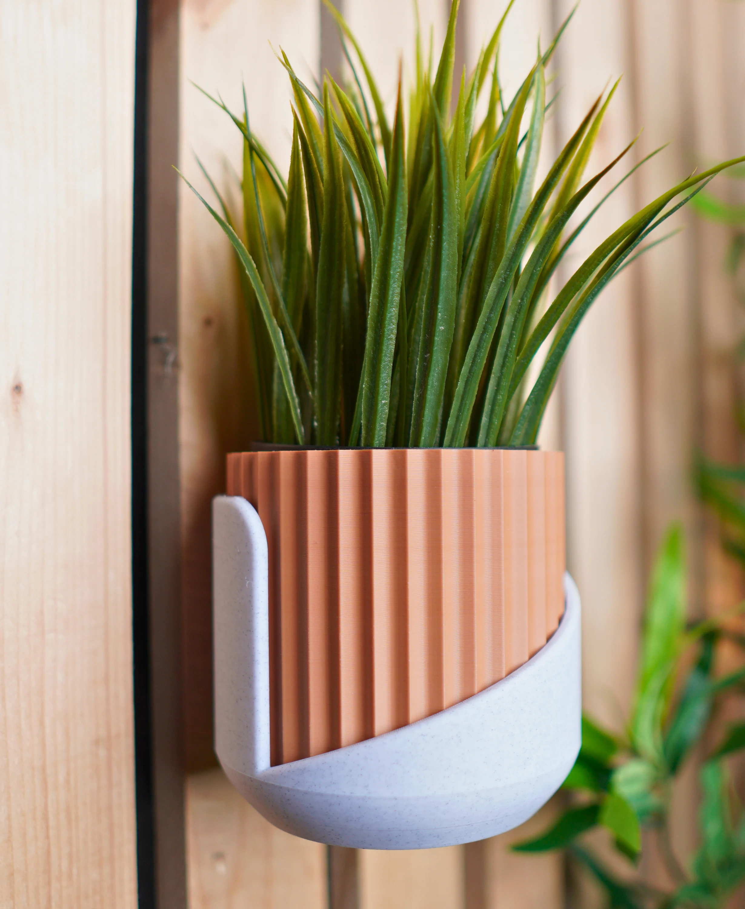 The "Flute" Wall Planter 3d model