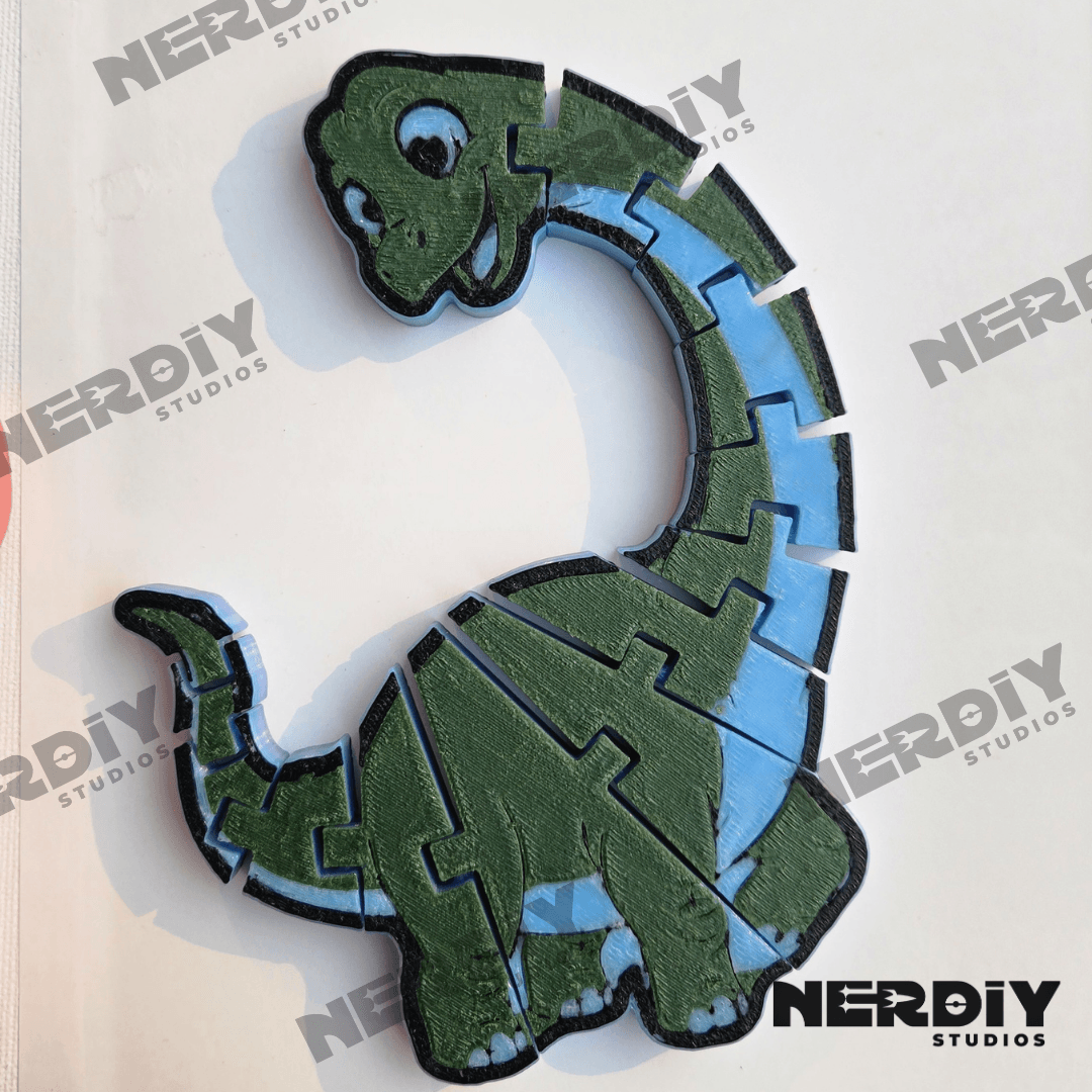 Flex-Dino Trio 3d model