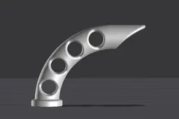 Creality K1 MAX PTFE guide 90 degrees 3d model