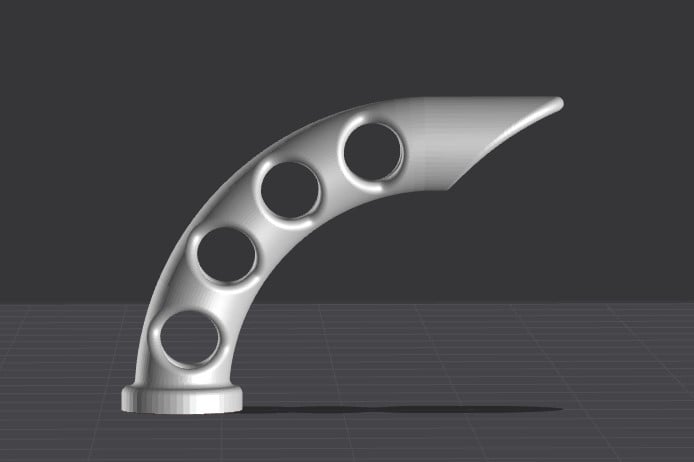 Creality K1 MAX PTFE guide 90 degrees 3d model