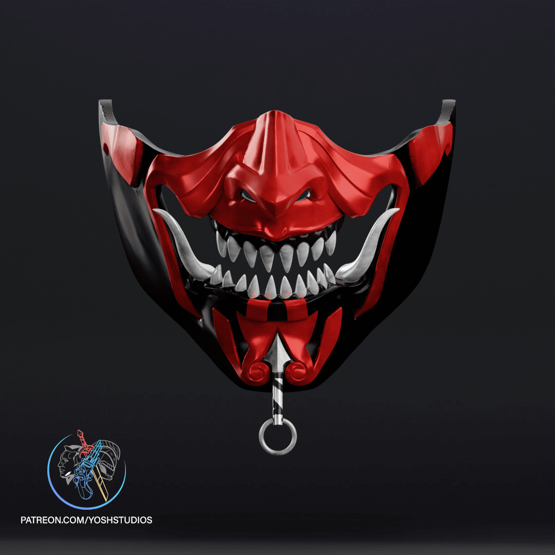 Sengoku Darth Maul Mask Samurai 3D Print File STL 3d model