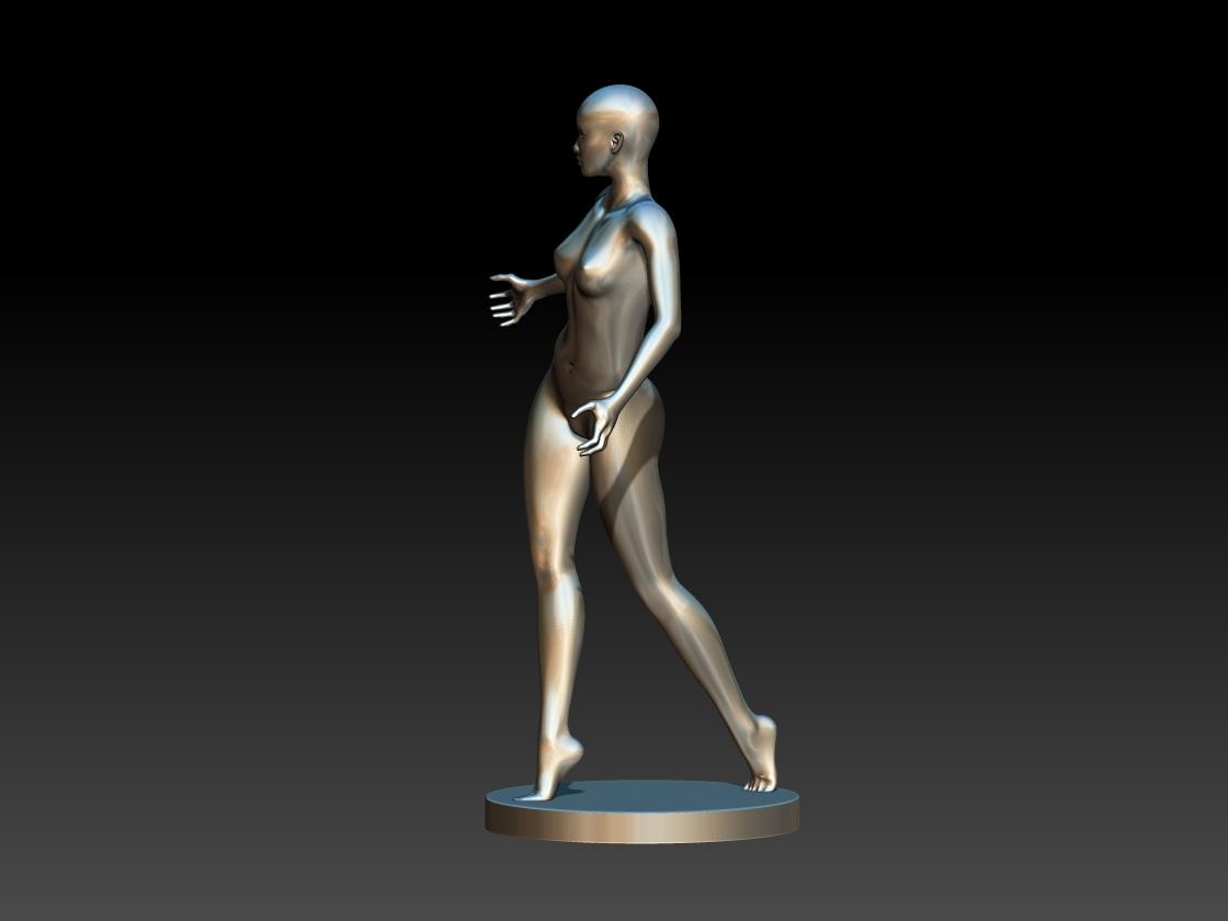 dancer woman  model 3 3d model