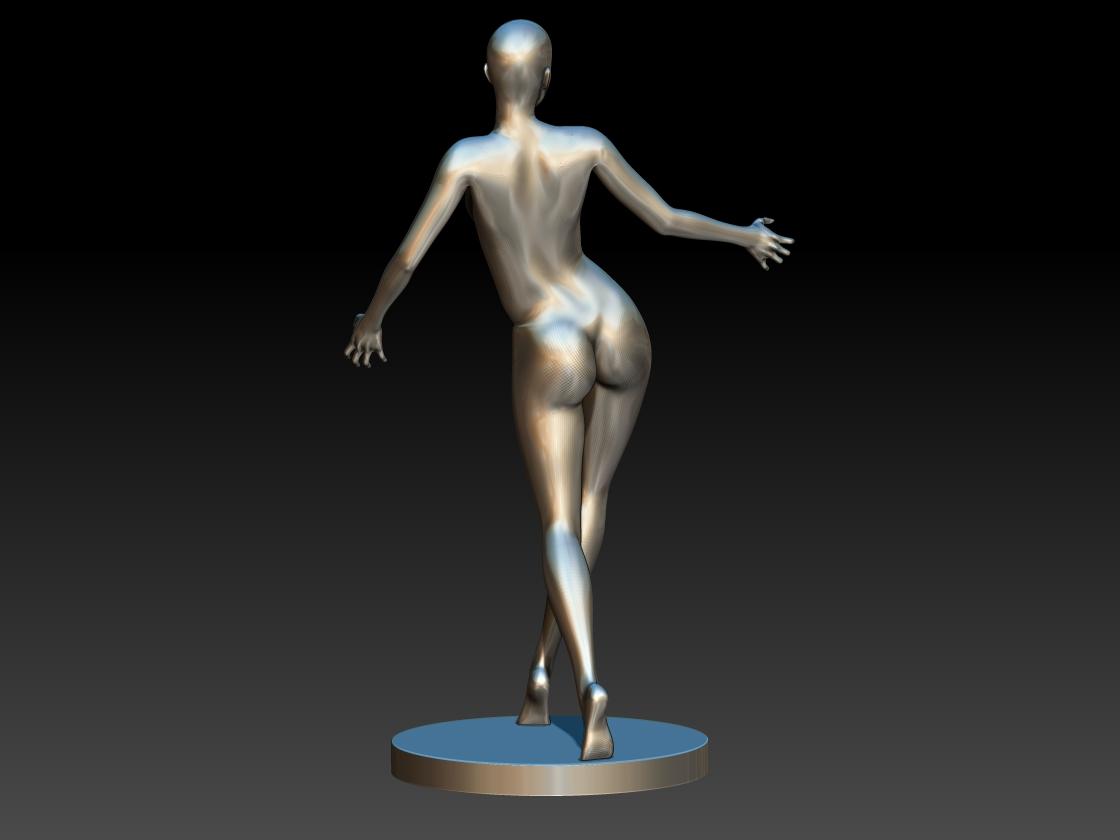 dancer woman  model 3 3d model