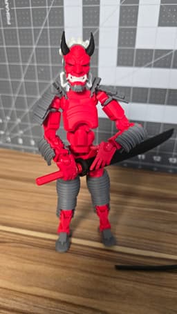 Cyber Oni-Samurai 13 3d model