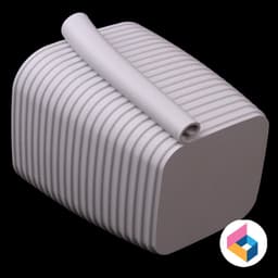 Pencil Case-Roll 3d model