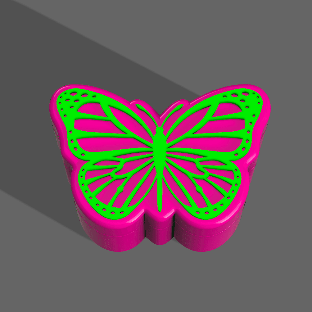 Butterfly Box 3d model