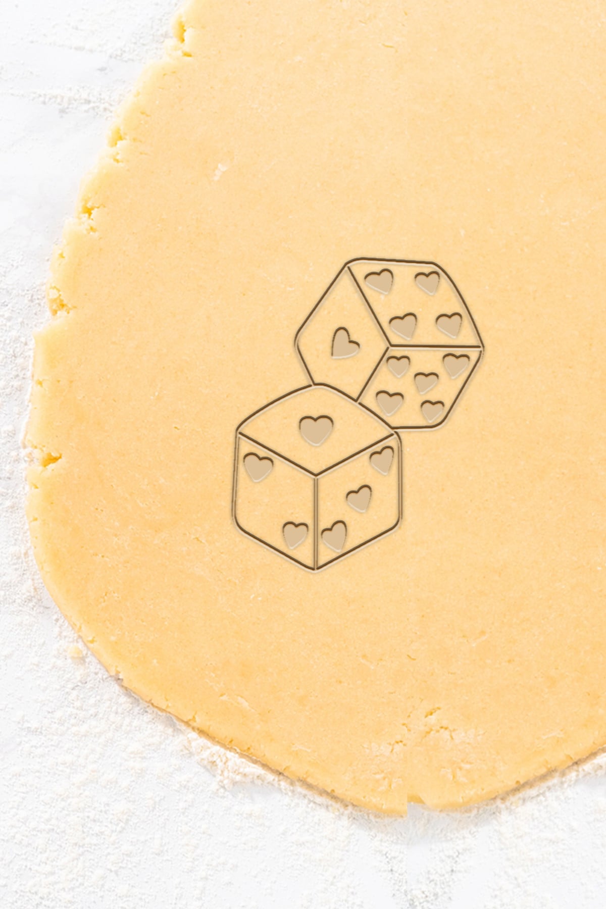 Dice Cookie Cutter, Biscuit Cutter 3d model
