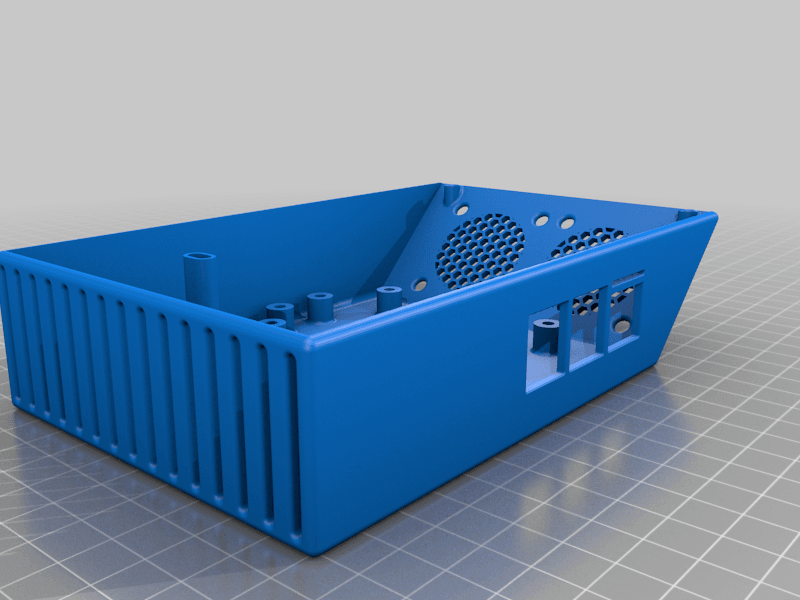 Ender 3 V2 Electronic Box Extension Mainborad Silent fans (v1) 3d model