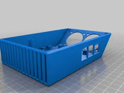 Ender 3 V2 Electronic Box Extension Mainborad Silent fans (v1) 3d model