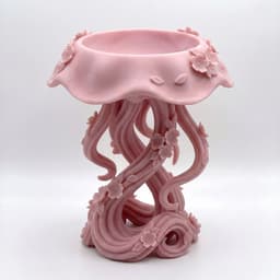 Cherry Blossom Jellyfish Jewelry Holder 3d model