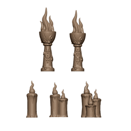 Demonic Fly Cult Shrine Dark Fantasy Tabletop Miniature 3d model