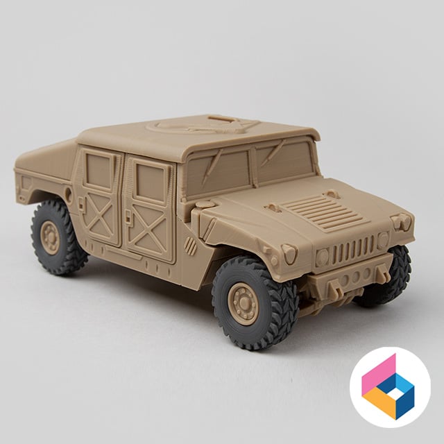 Foldable Humvee/Hummer 3d model
