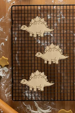 Sevimli Stegosaurus Cookie Cutter, Biscuit Cutter 3d model