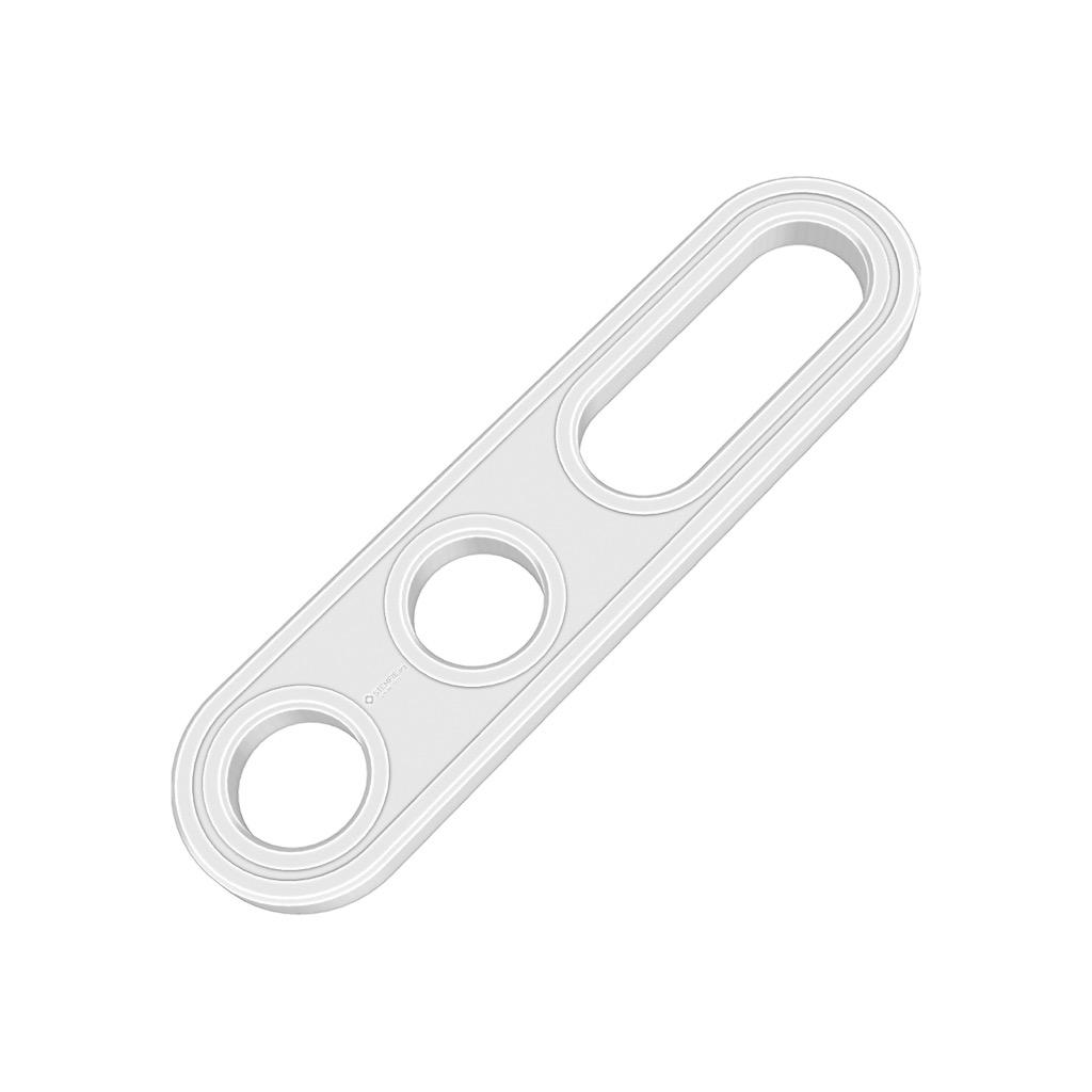STEMFIE - Braces - Straight - Slotted - Single End - Round Ends 3d model