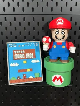 All things Mario, this game board ties directly to The Kit Kiln Mario Chunk figure! Perfect for any 80’s latchkey kids like myself. Printed exclusively with Polymaker Polychroma matte PLA 3d model