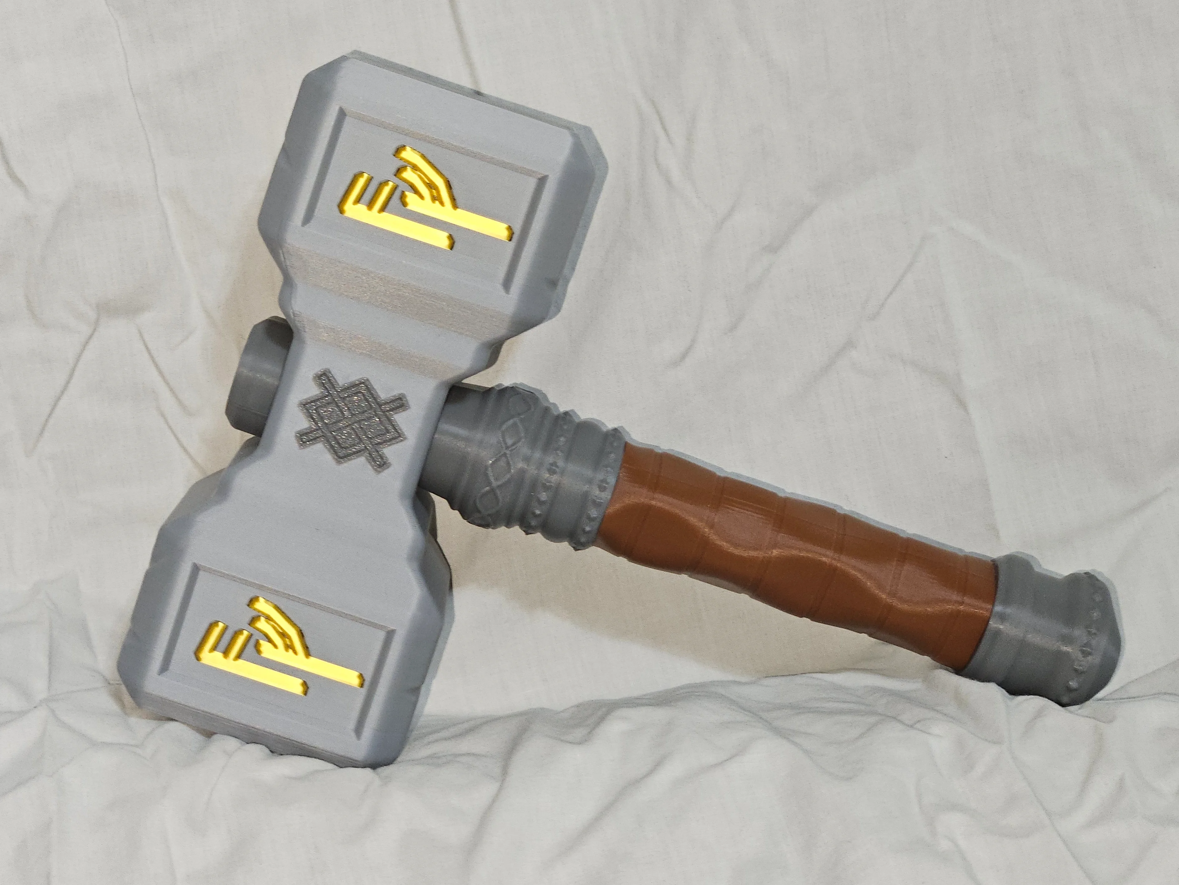 Forged in the bowels of the Earth, glowing with runic raw energy...