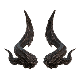 Fantasy Devil Raphael Horns set from Baldurs Gate 3 3d model