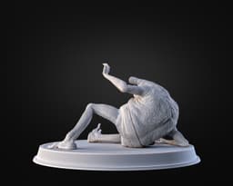 Turgle Figurine - Pose 2 - 3D Print Files 3d model