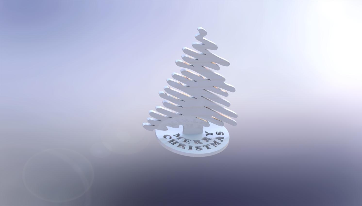 Christmas tree decoration 3d model
