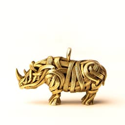the Rhino Pendant 3d model