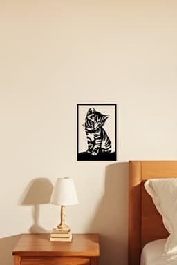 Cat Wall Art, Wall Decor, Home Decor 3d model