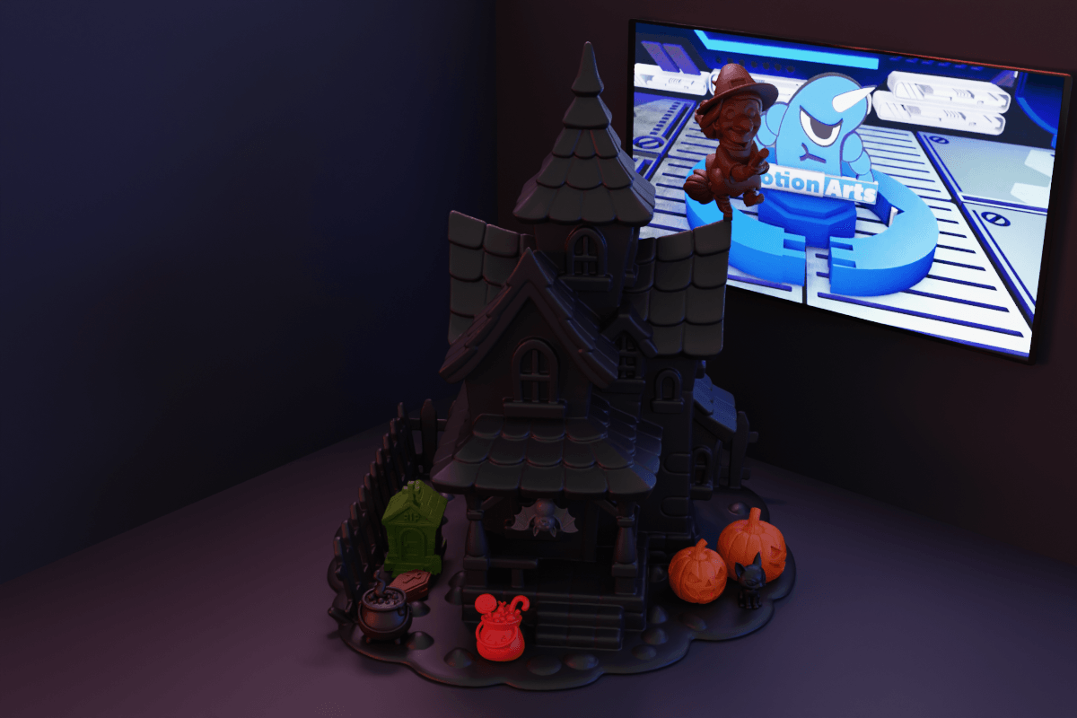 Diorama Halloween.stl 3d model